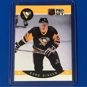 Gord Dineen #233 1990-91 Pro Set Ice Hockey Trading Card